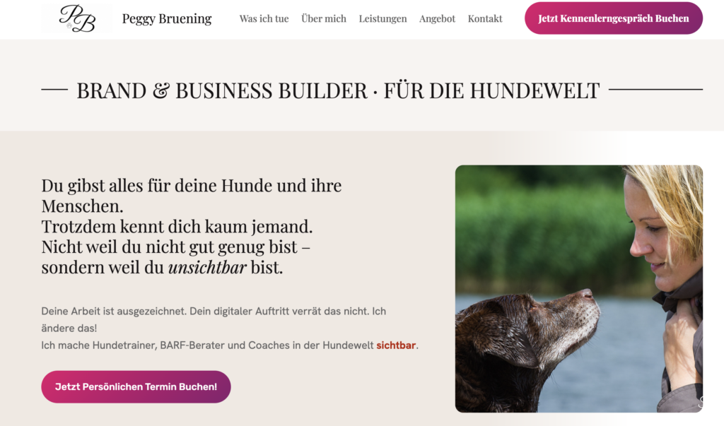 Website Peggy Bruening