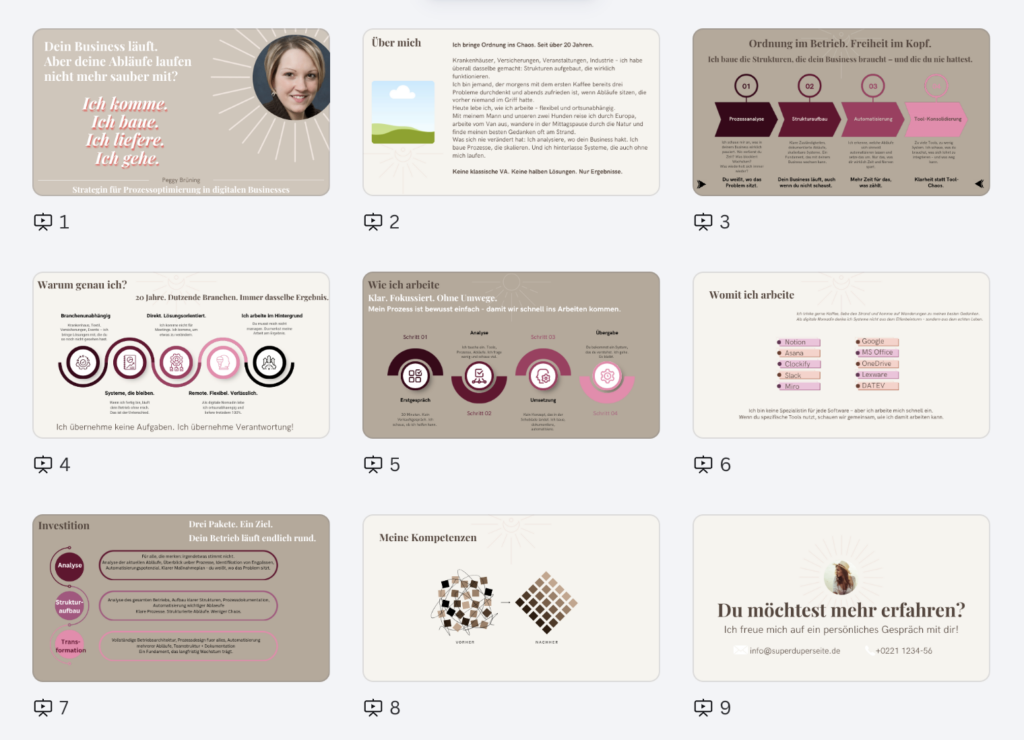 Portfolio Prozessoptimierung